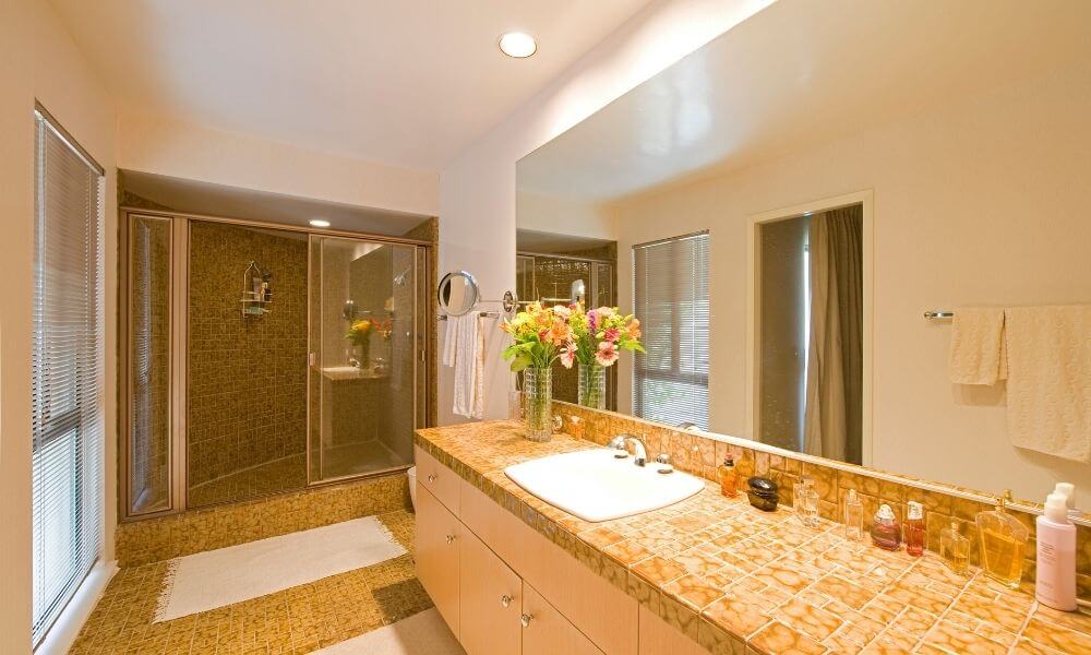 Bathroom window treatments ideas in Michigan